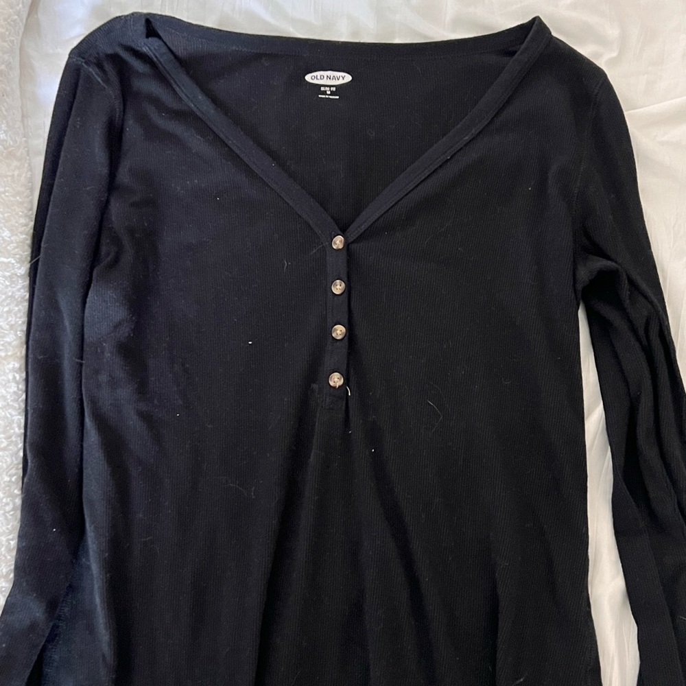 Old navy button front tee